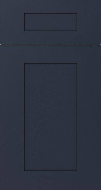 Navy Blue shaker cabinet door